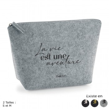 Trousse feutrine paillettes...
