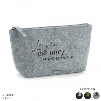 Trousse feutrine paillettes...