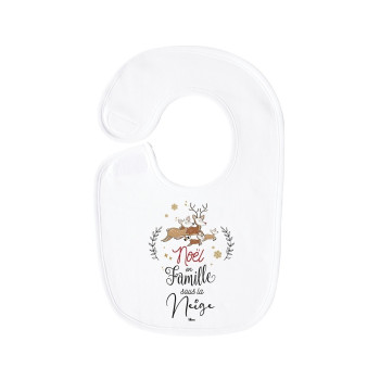 Bavoir Noël en famille à la...