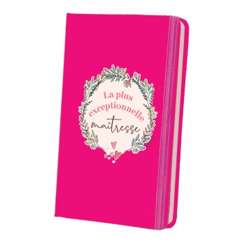 Carnet A6 rose - La plus...