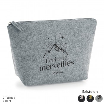Trousse feutrine - Ecrin de...