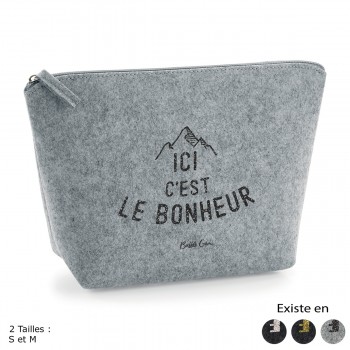 Trousse feutrine - Ici...