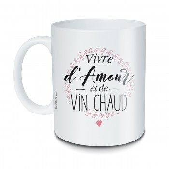 Mug Vivre d'amour et de vin...