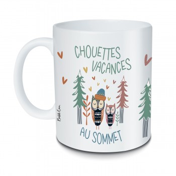 Mug Chouettes vacances au...