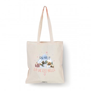 Tote bag Naturel En haut la...