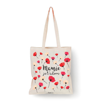 Tote bag Naturel  Mamie je...
