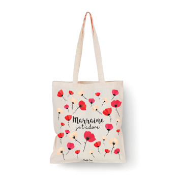 Tote bag Naturel  Marraine...
