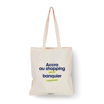 Tote bag Naturel  Accro au...
