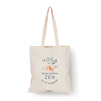 Tote bag Naturel  Yoga