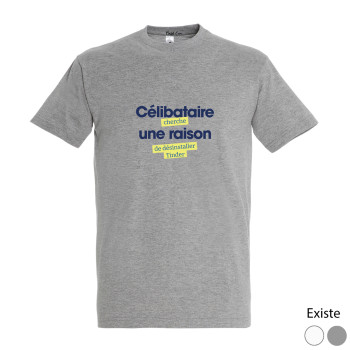 T-shirt homme Célibataire...