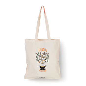 Tote bag Naturel Fondue for...