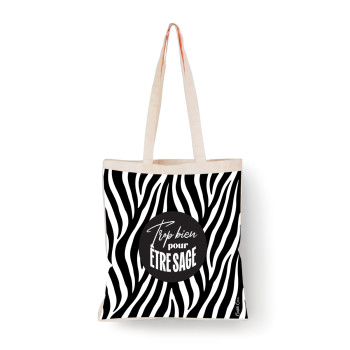 Tote bag Naturel Trop bien...